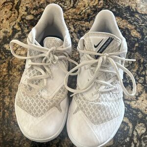 Nike White Mesh Sneakers